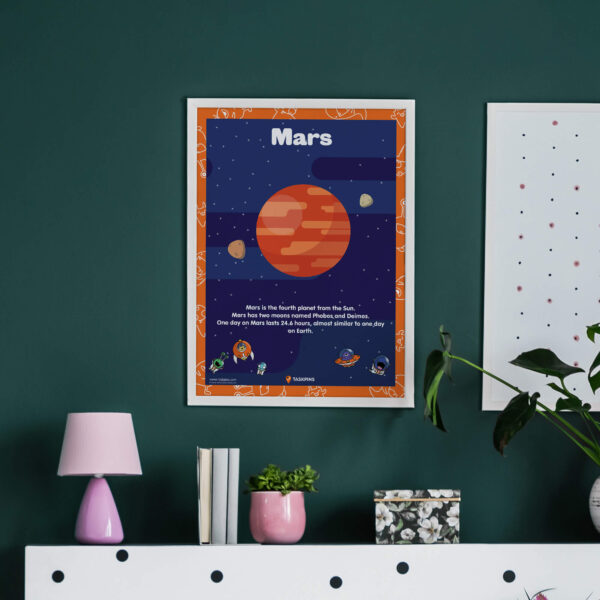 Mars poster printable decoration