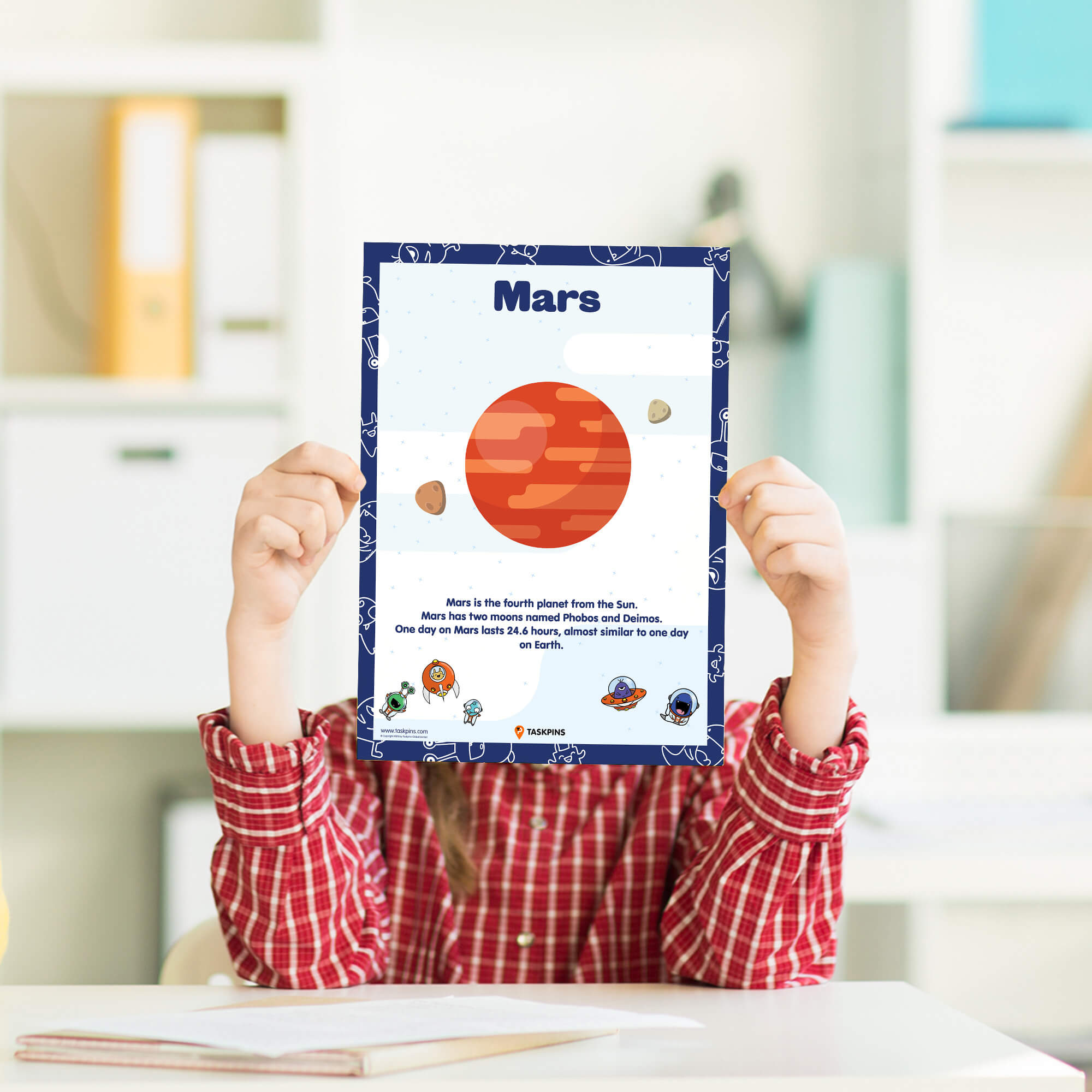 Planet Mars digital poster print