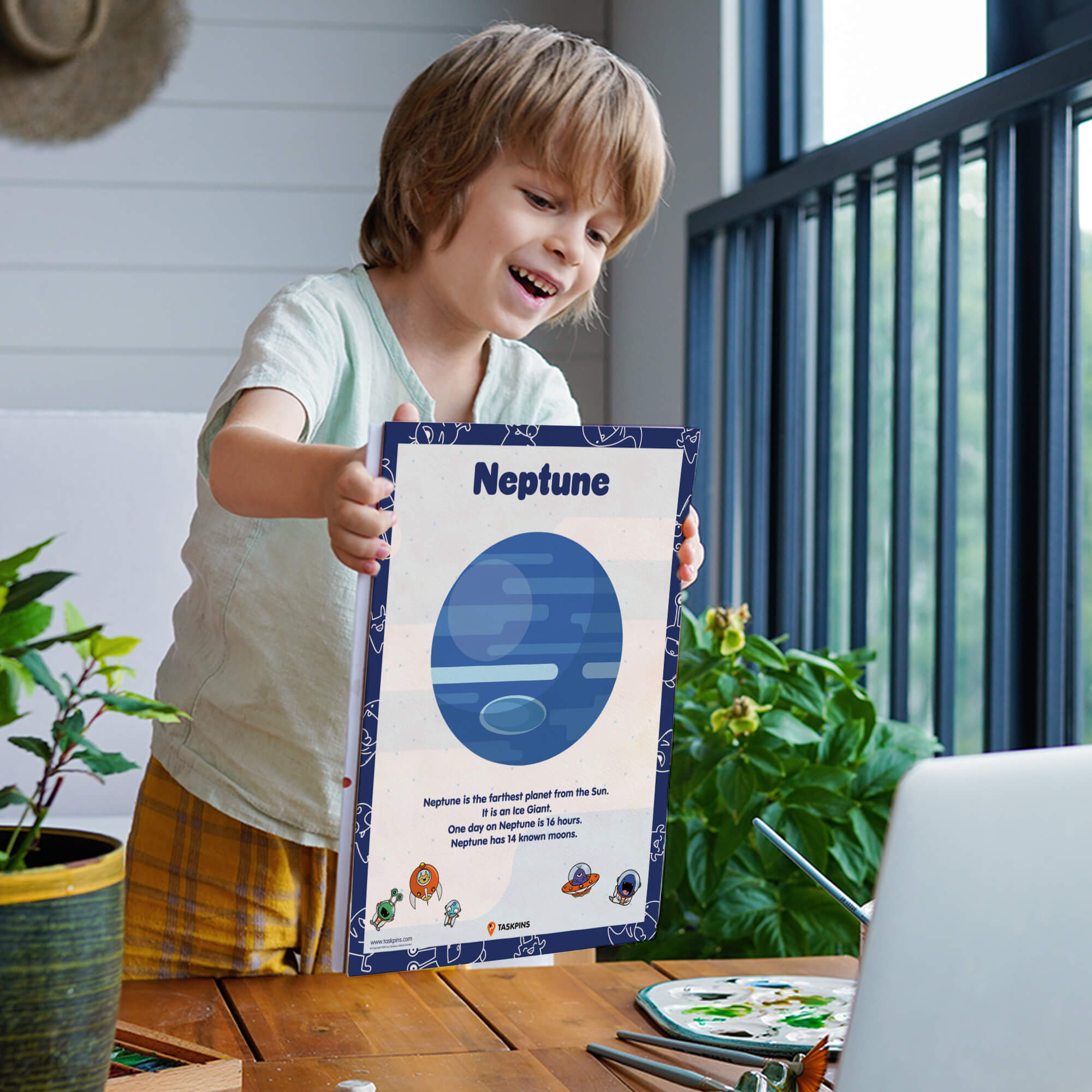 Poster Neptune digital guide decoration