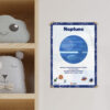 Poster Neptune digital decor chart