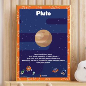 Pluto poster printable guide chart