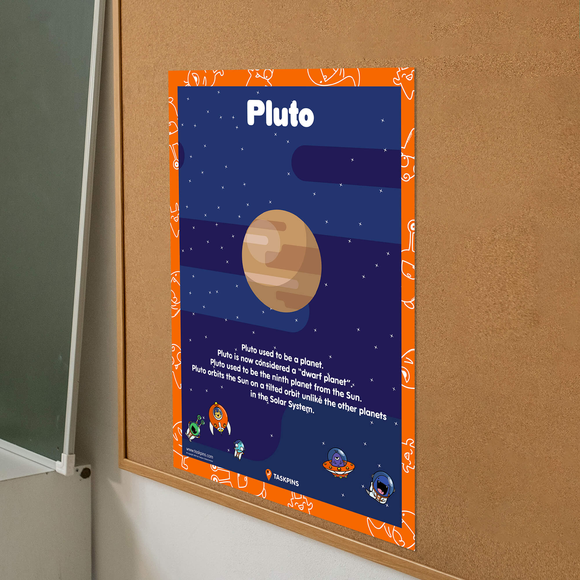 Pluto poster print decor guide