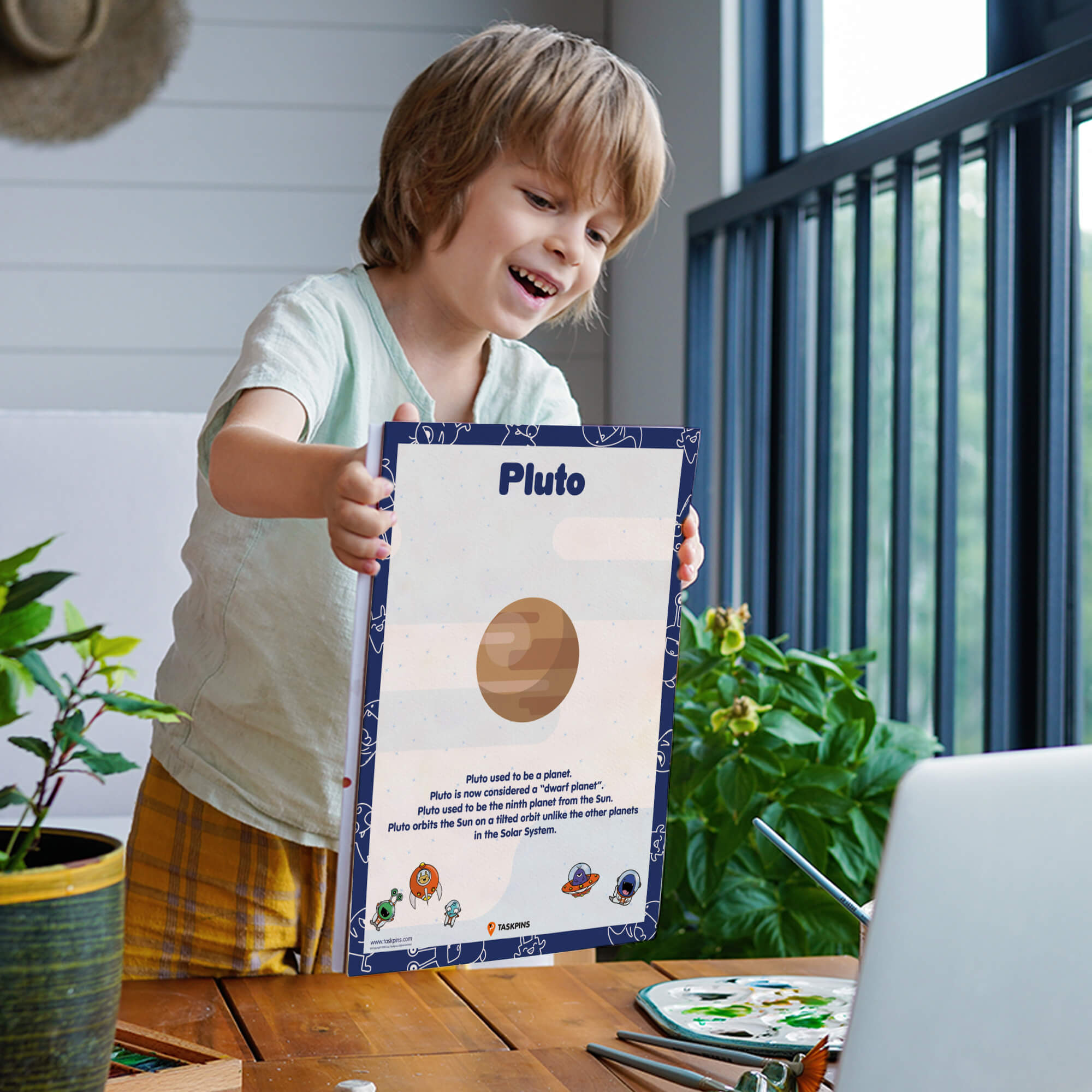 Pluto poster print guide decoration