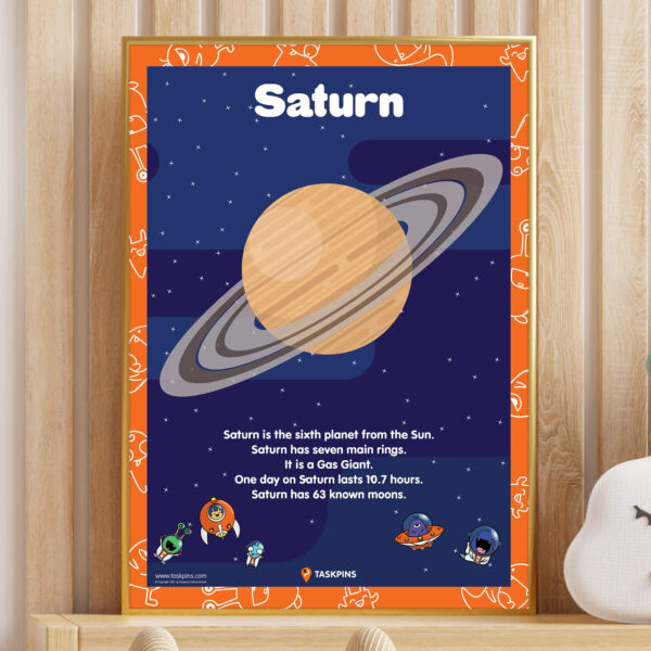 Saturn poster download decoration print