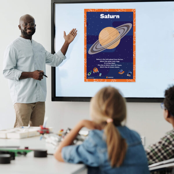 Poster Saturn downloadable guide decoration