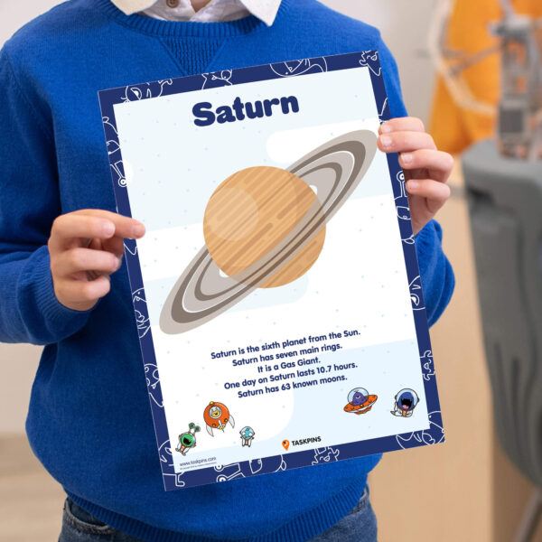 Poster Saturn digital print decoration