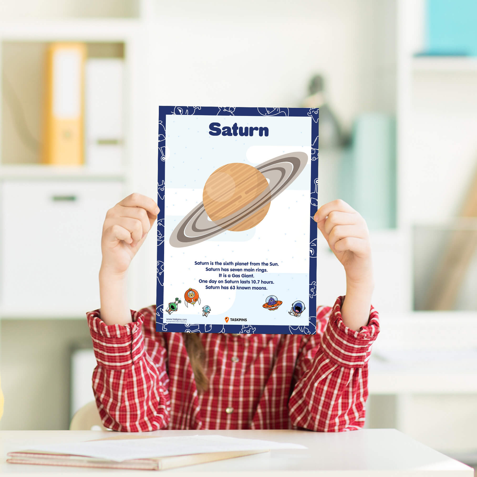 Poster Saturn digital print guide