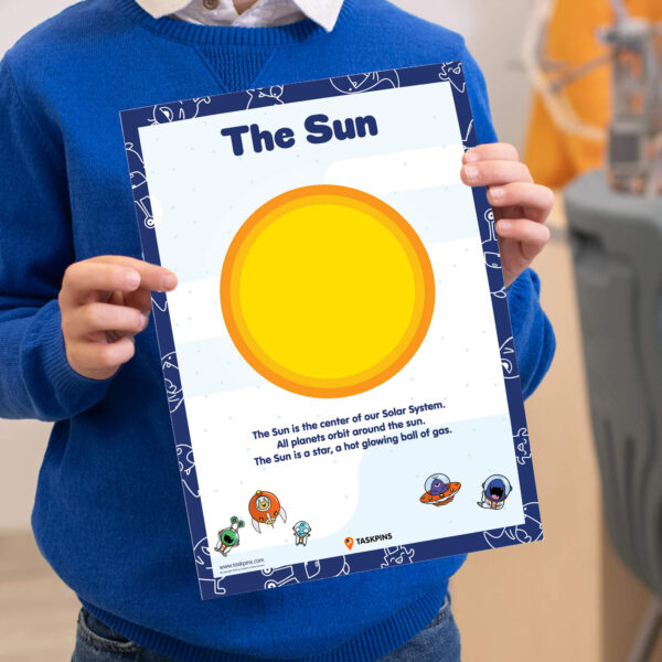 Sun poster printable decor chart