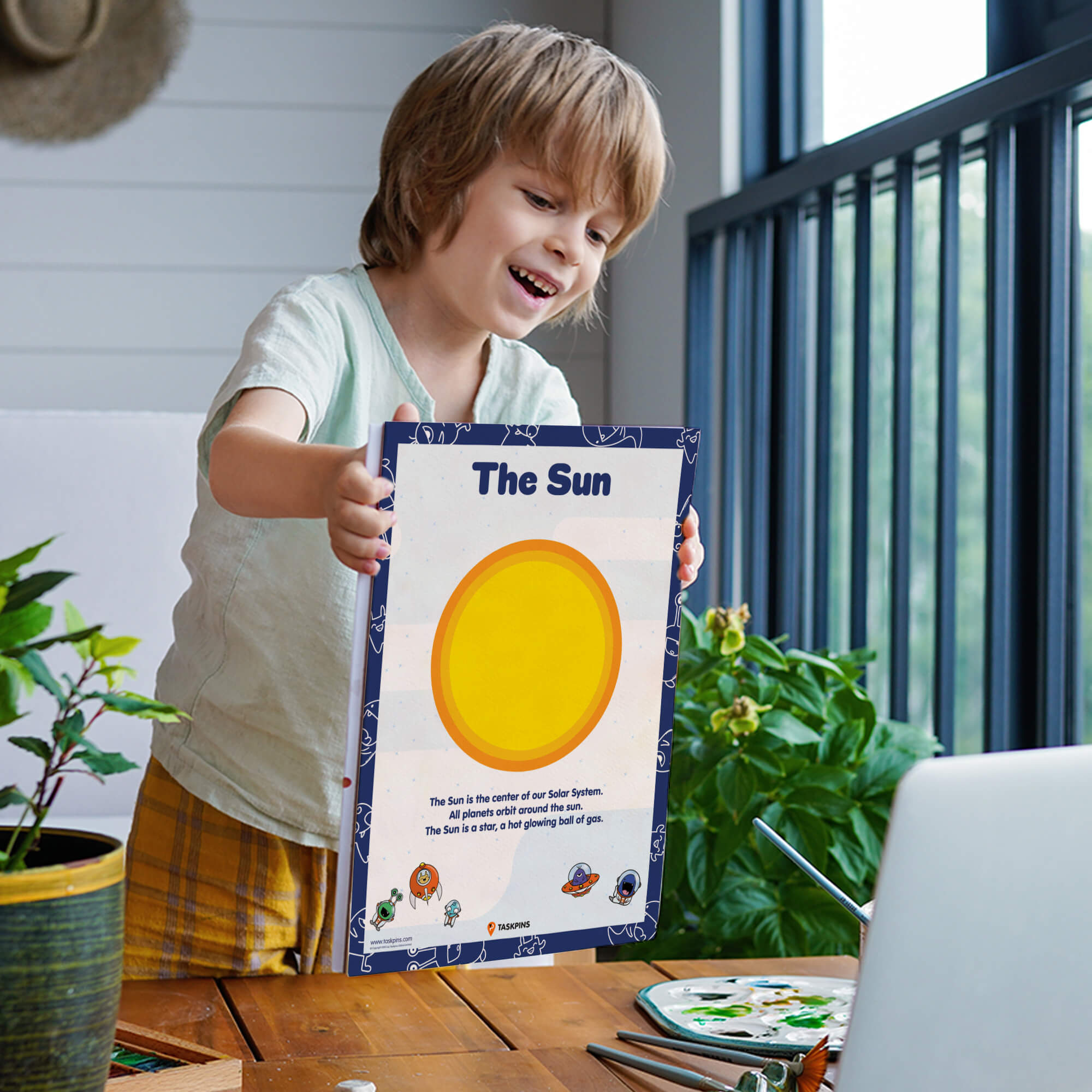 Sun printable guide chart decor