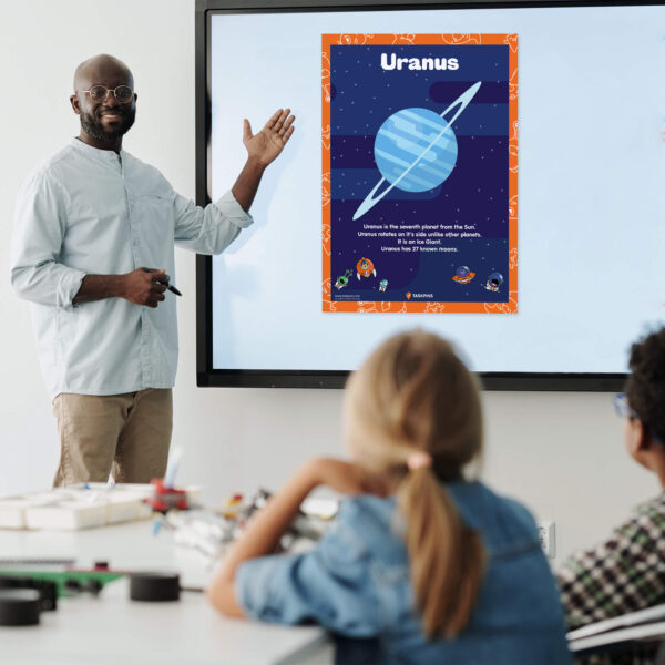 Cartoon Uranus digital printable chart