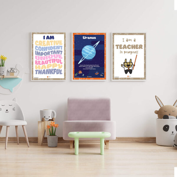 Uranus planet poster download decoration print