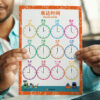 telling time poster decoration print