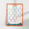 telling time poster guide print