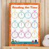 printable telling time poster