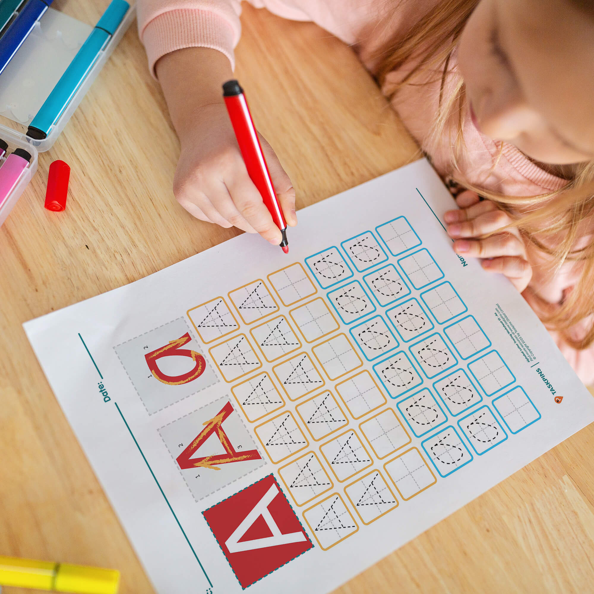 A Tracing Worksheet download