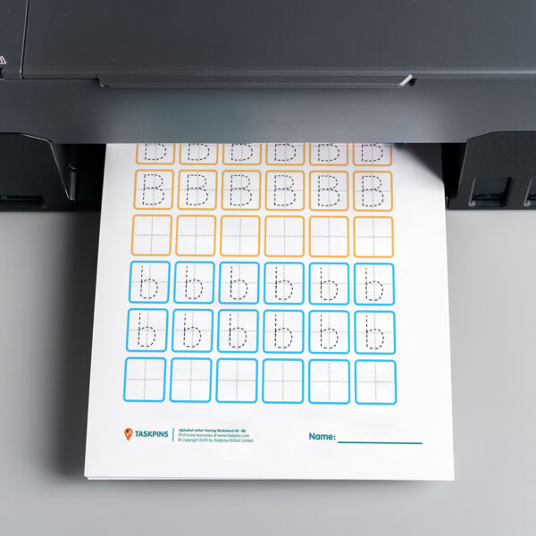 Letter B Tracing print