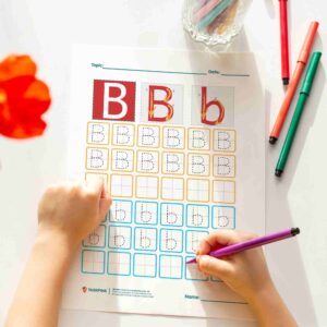 Letter B Tracing Worksheet