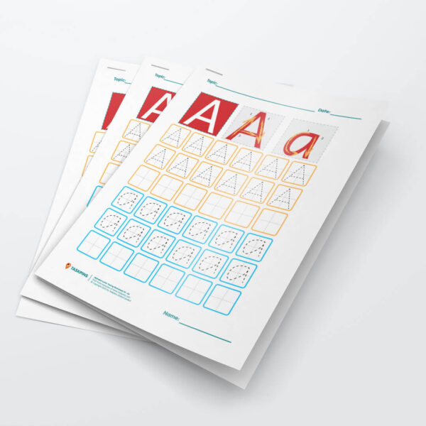 A Tracing Worksheet worksheet