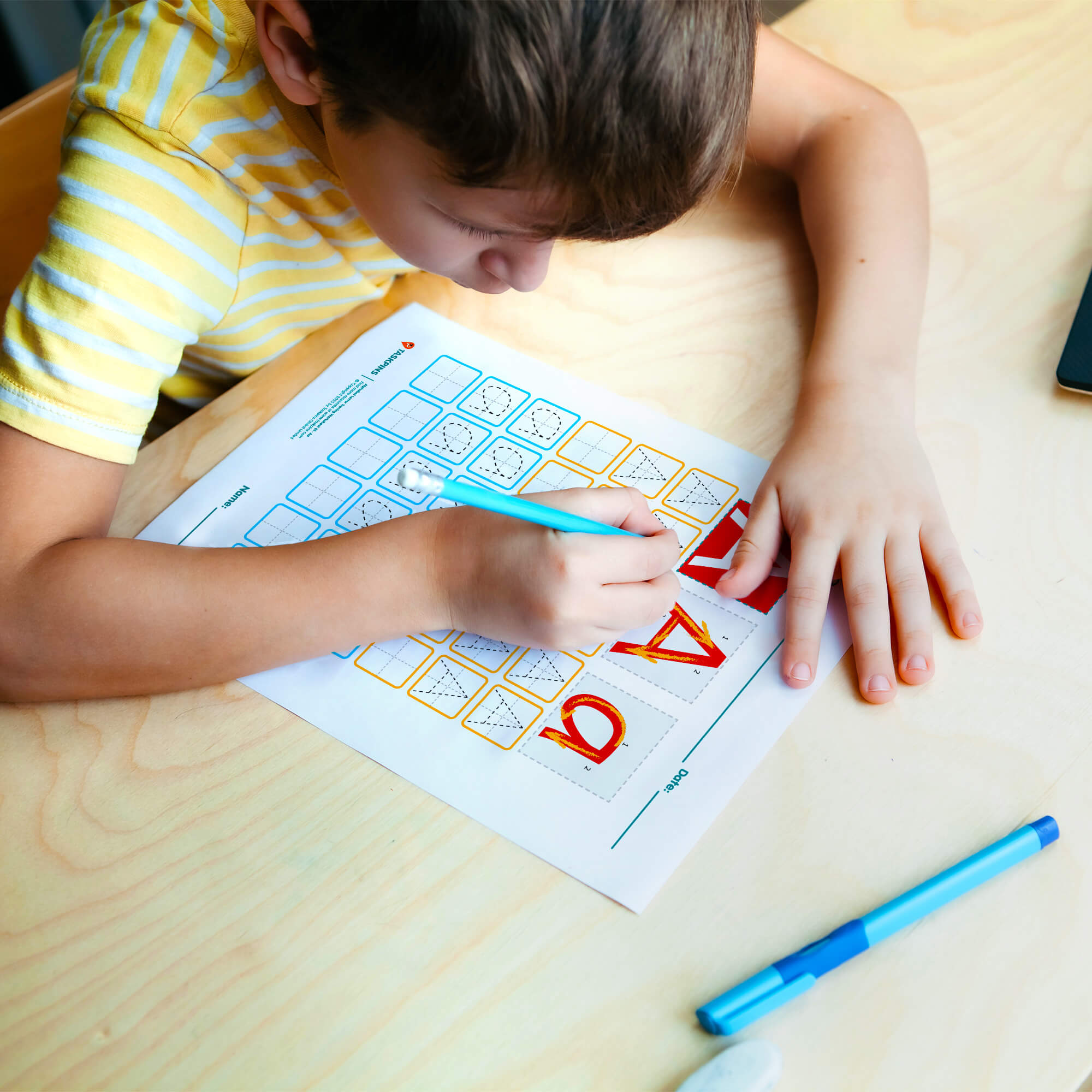 A Tracing Worksheet printable