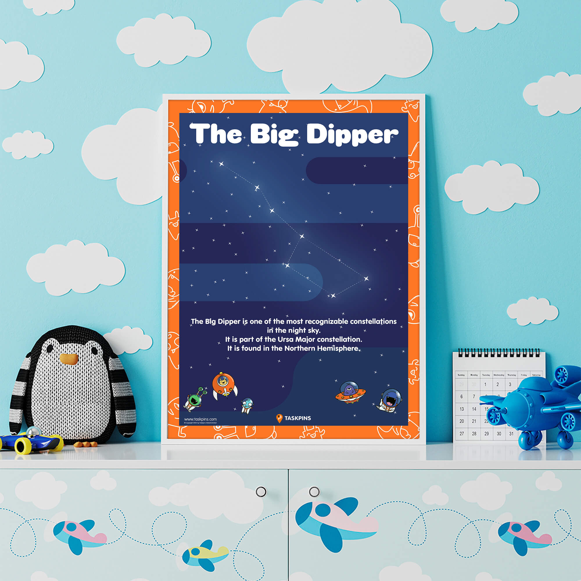 Big Dipper Night Sky printable