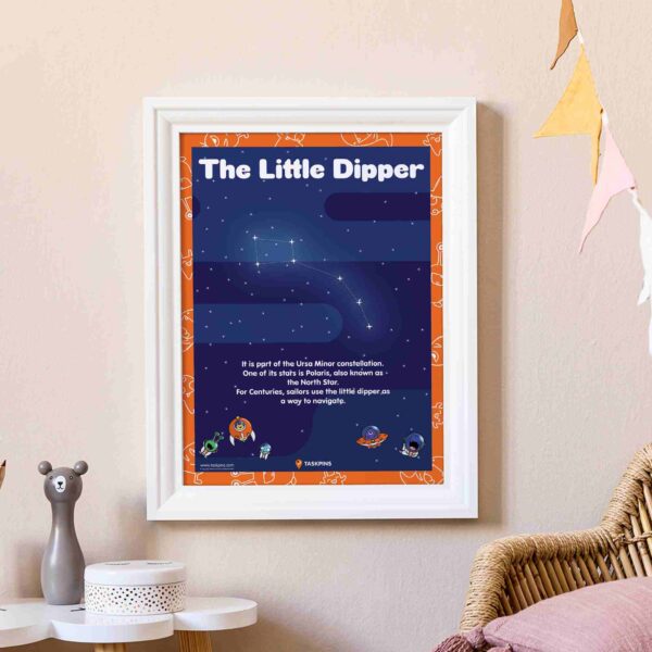 Kids Little Dipper Constellation printable