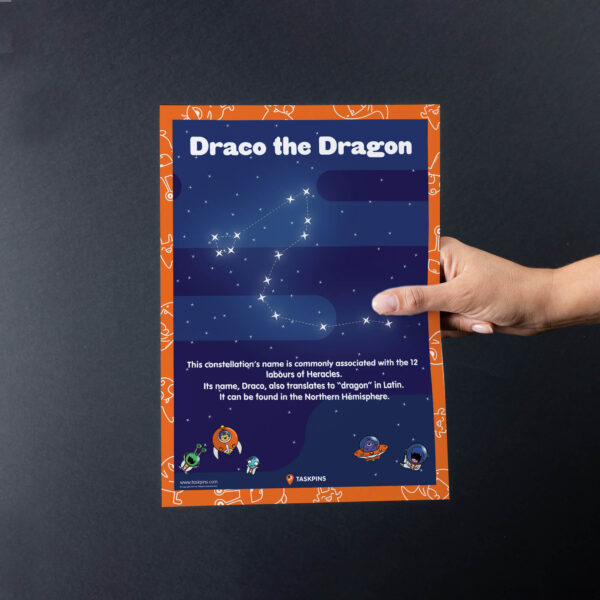 Draco Dragon Constellation artwork