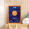 Planet Mercury poster print decoration resource