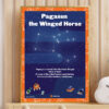 Pegasus constellations poster print decoration resource