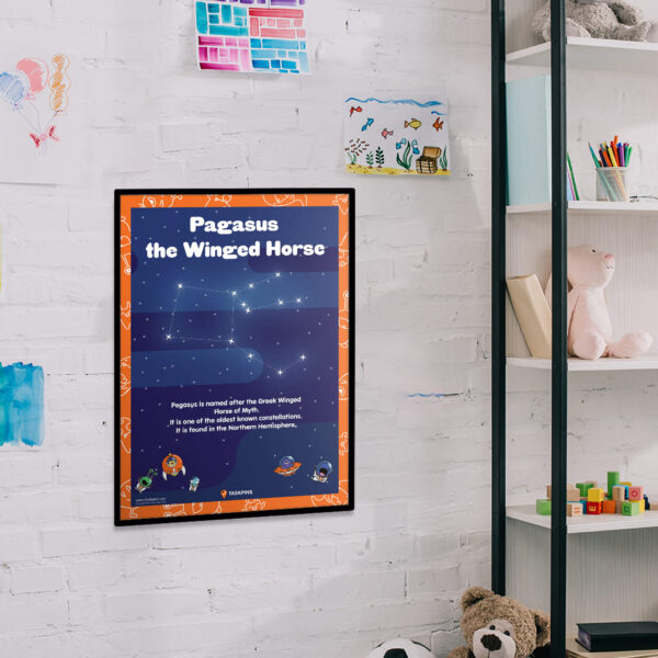 Pegasus constellations printable guide print decoration