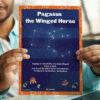 Pegasus constellations digital resource chart decor