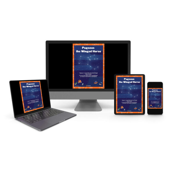 Pegasus constellations poster digital chart