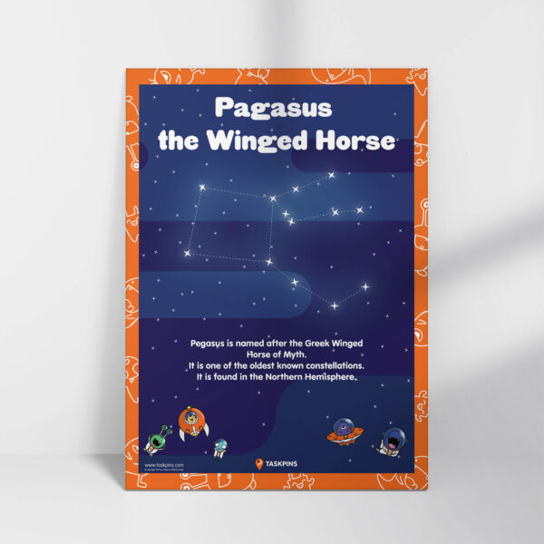 Pegasus constellations digital decor guide print