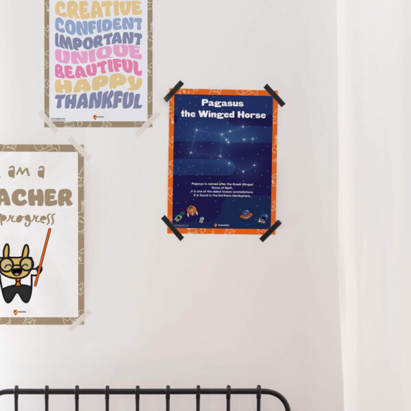 Pegasus constellations printable decoration guide