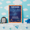Andromeda Constellation Facts print