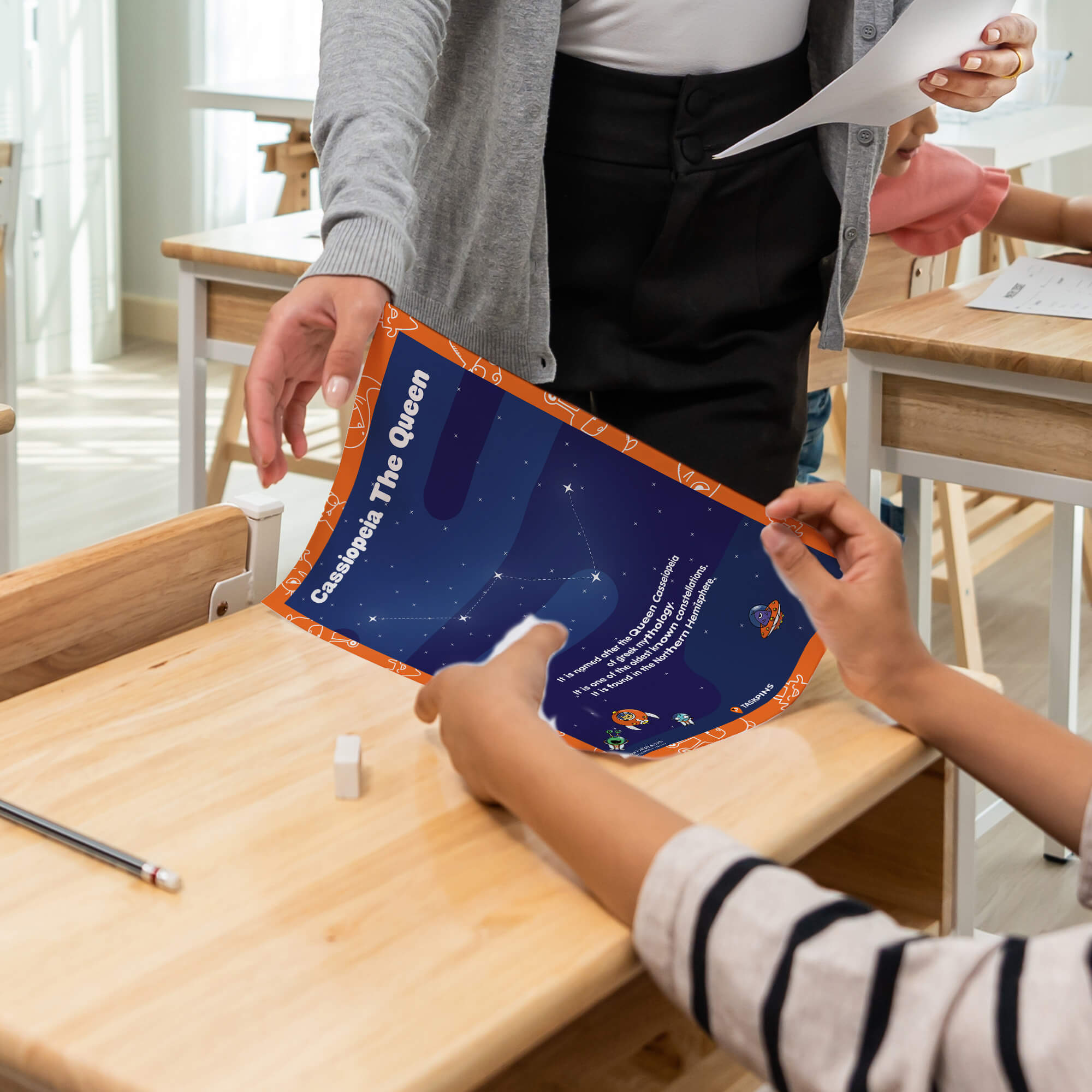 Cassiopeia Constellation Facts handout