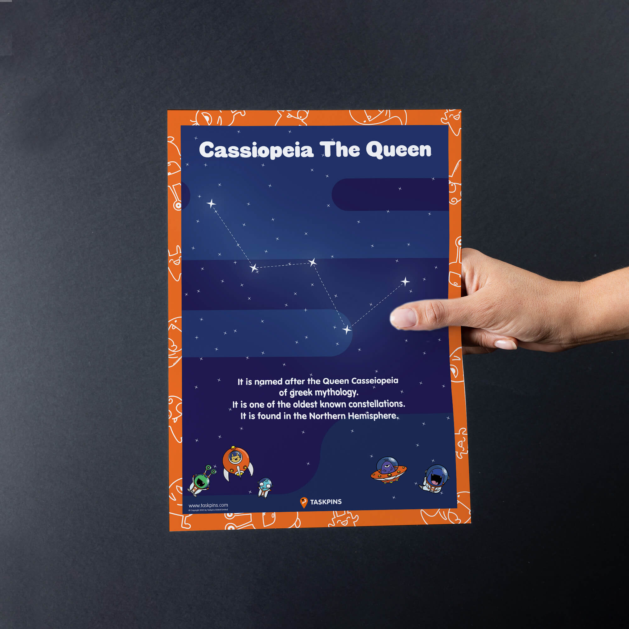 Cassiopeia Constellation Facts decor