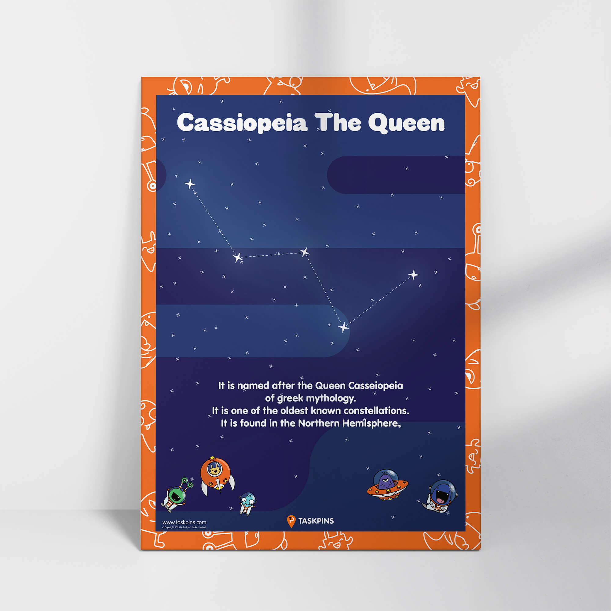 Constellation Cassiopeia Facts decor