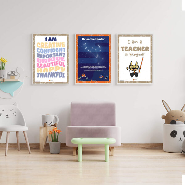 Orion constellation printable decoration guide