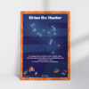 Orion constellation digital download resource chart