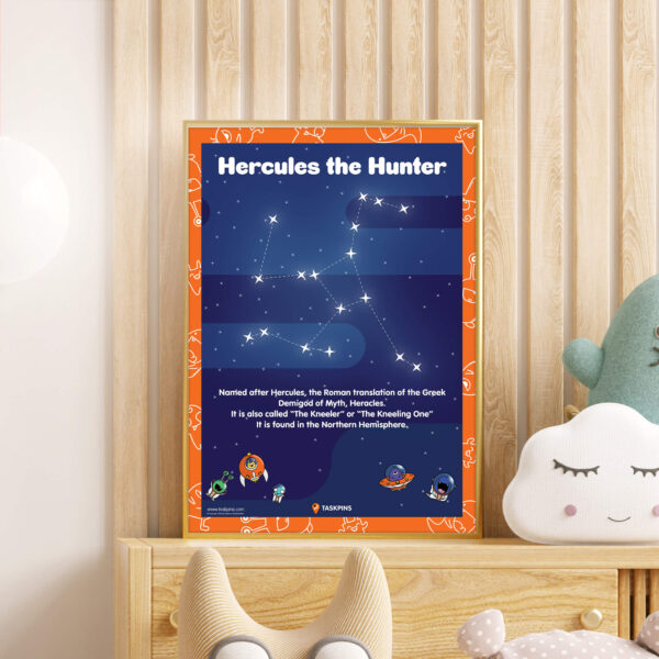 Constellation of Hercules poster download decoration chart