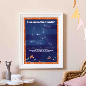 Constellation of Hercules printable resource chart decor