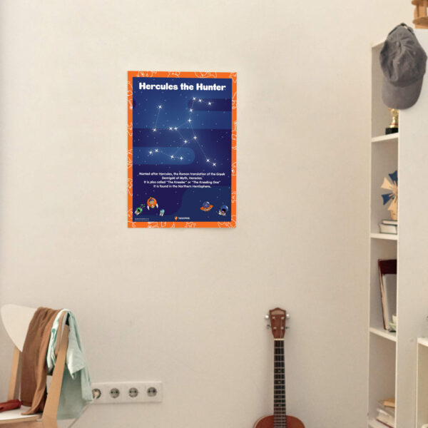 Hercules constellation printable decoration guide