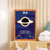 Blackhole digital print decor chart