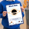 Blackhole printable chart decoration print