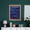 Constellation poster print resource decoration