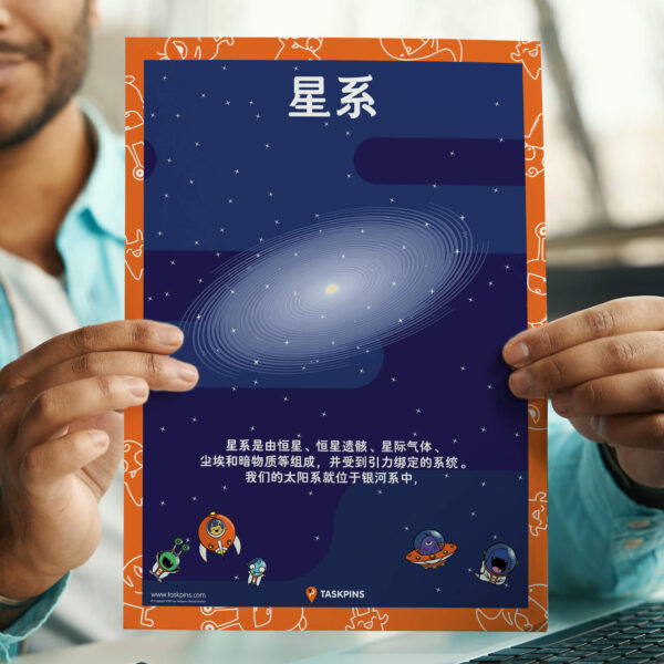 Galaxy printable digital decoration chart