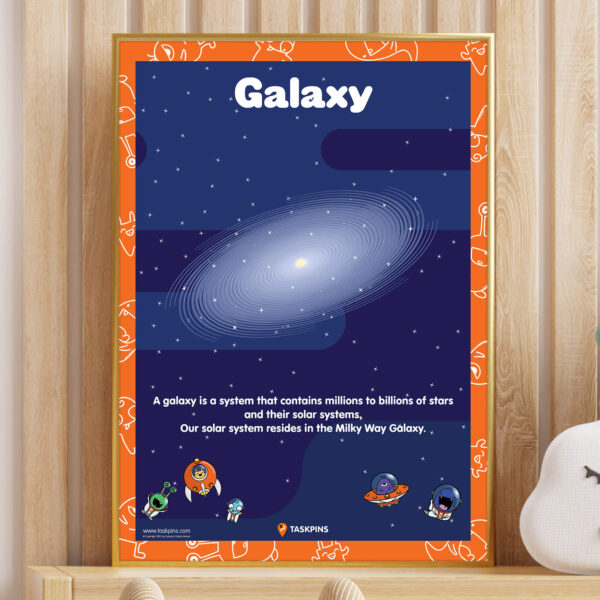Galaxy digital printable resource decoration