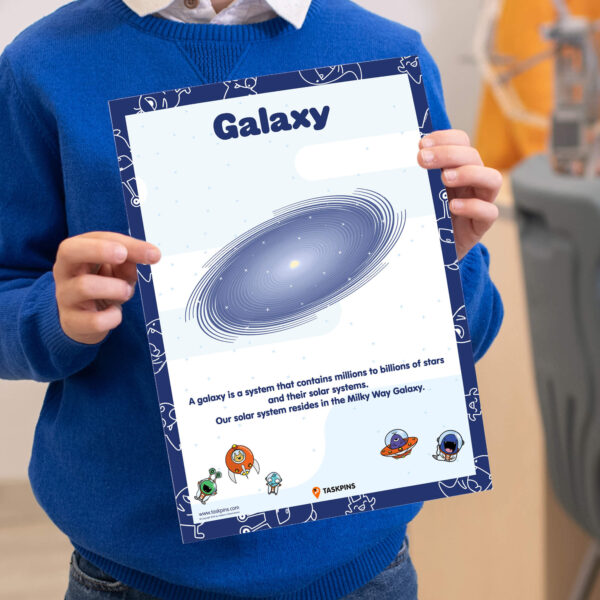 Galaxy poster printable guide print decor