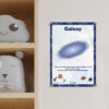 Galaxy poster download chart decoration