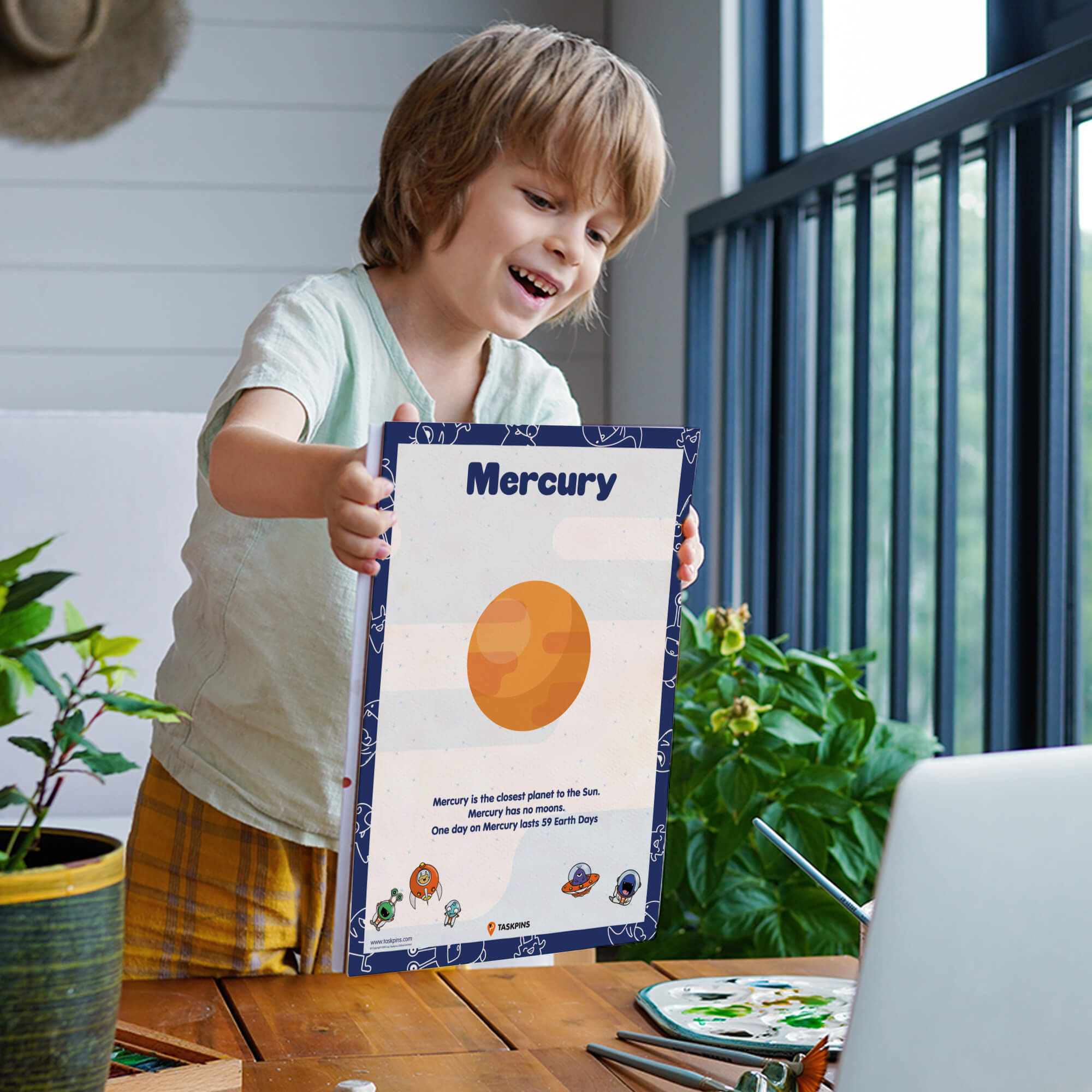 Mercury cartoon printable chart decoration guide